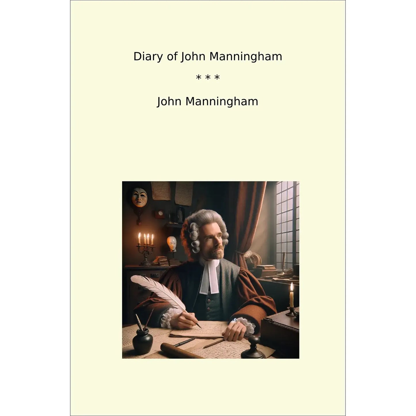 Book cover Diary of John Manningham