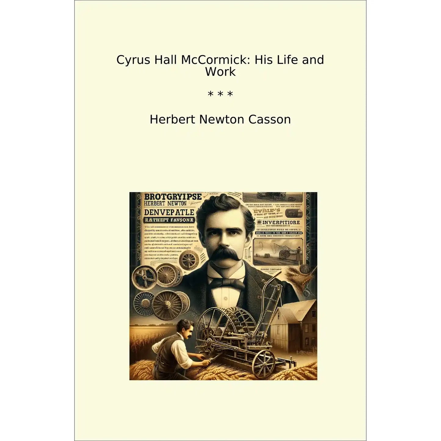 Book cover Cyrus Hall McCormick: His Life and Work