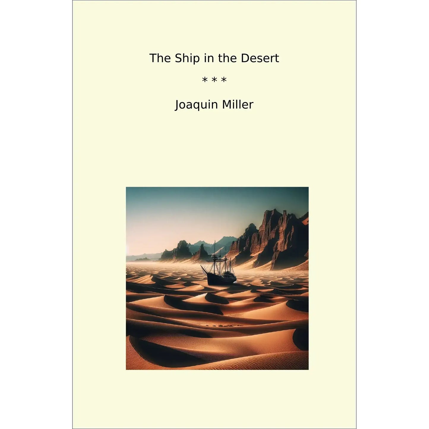 Book cover The Ship in the Desert