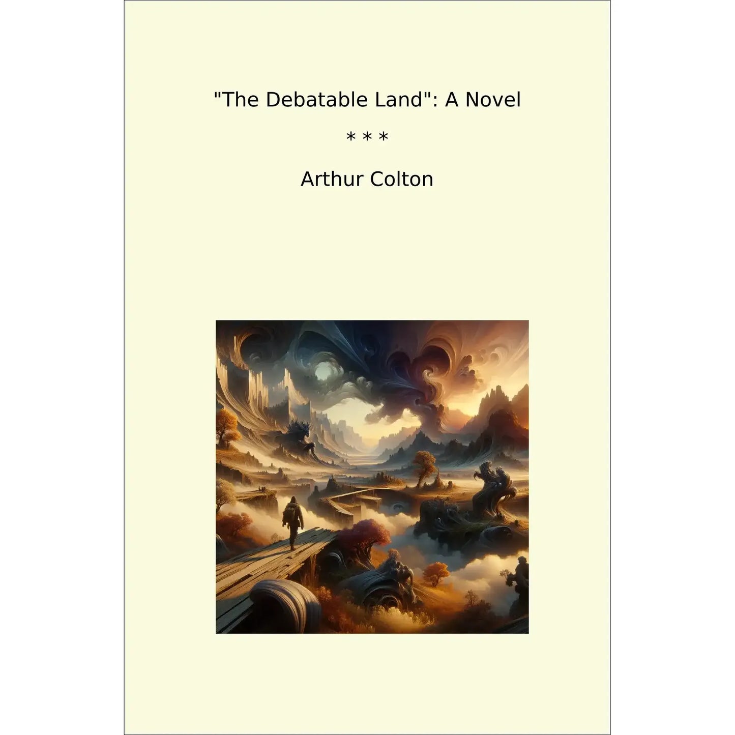 Book cover "The Debatable Land": A Novel