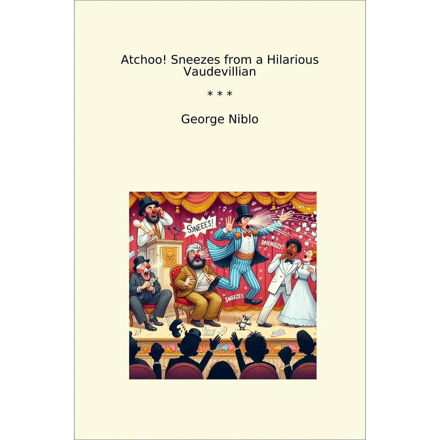 Book cover Atchoo! Sneezes from a Hilarious Vaudevillian