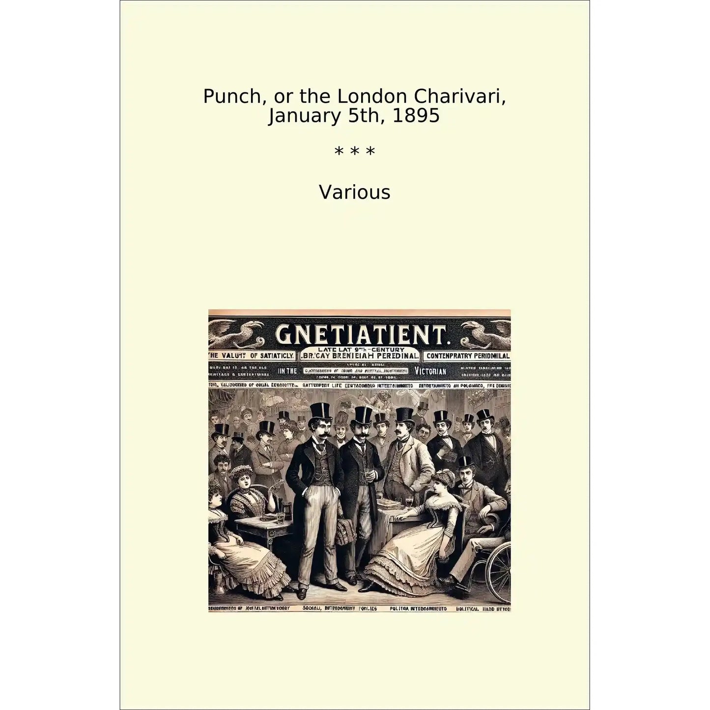 Book cover Punch, or the London Charivari, January 5th, 1895