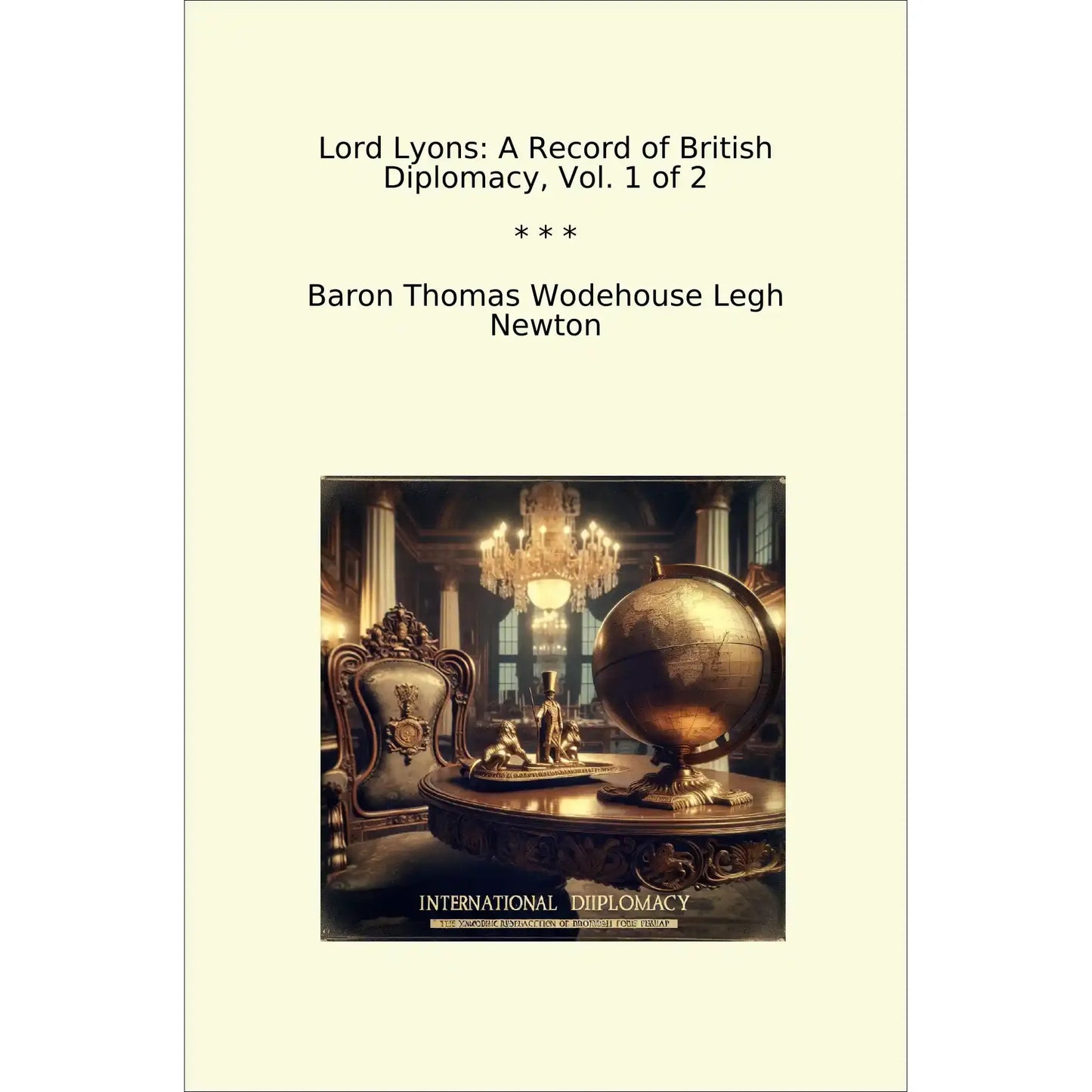 Book cover Lord Lyons: A Record of British Diplomacy, Vol. 1 of 2
