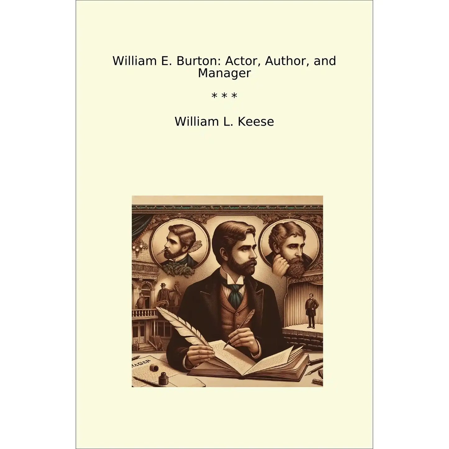 Book cover William E. Burton: Actor, Author, and Manager