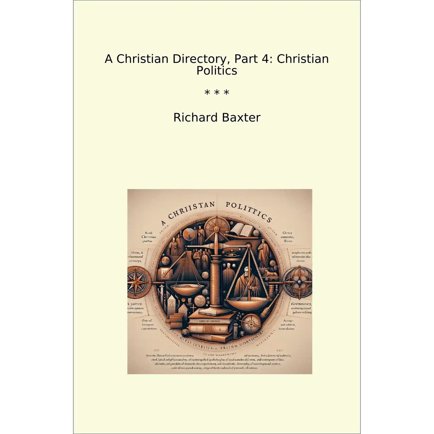Book cover A Christian Directory, Part 4: Christian Politics