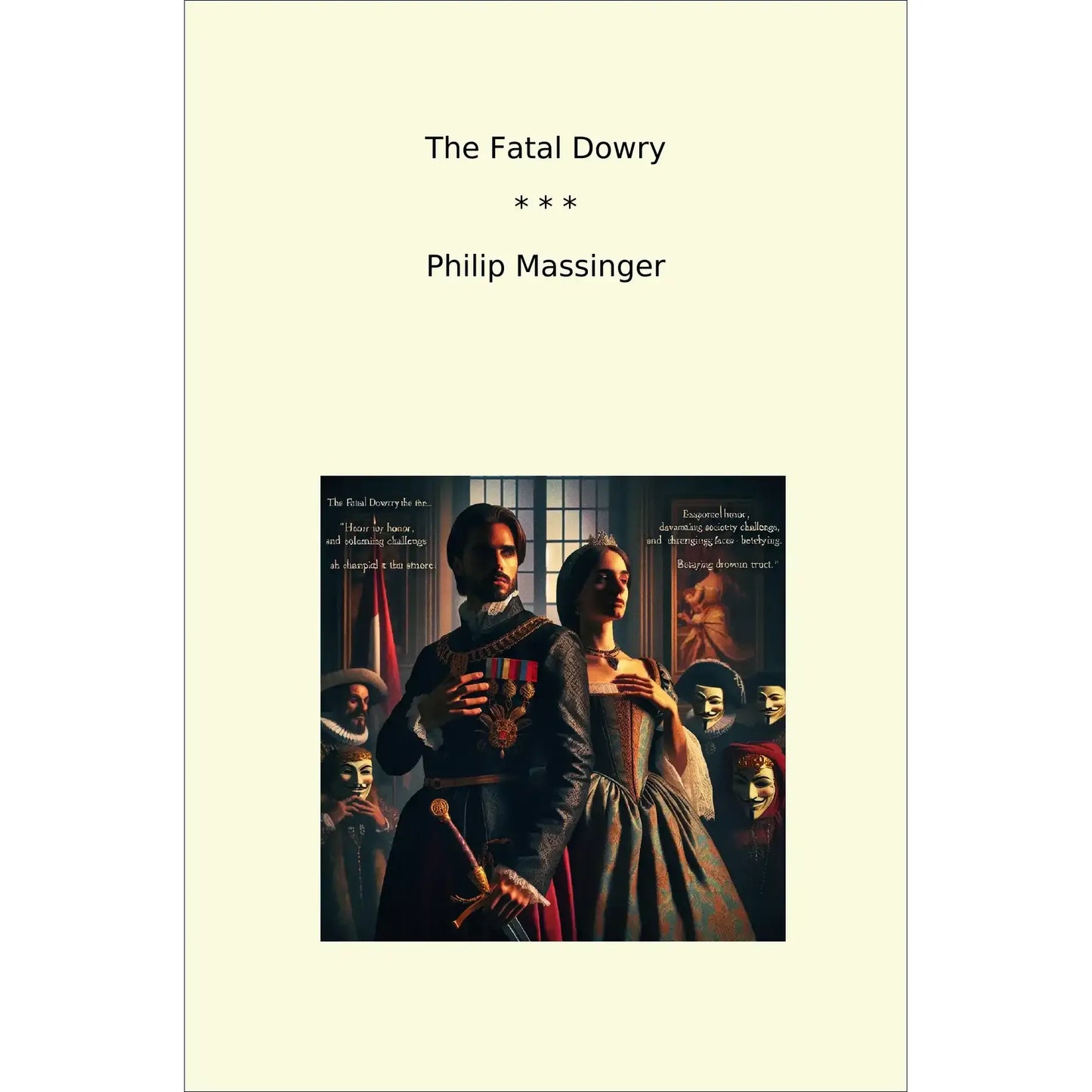 Book cover The Fatal Dowry