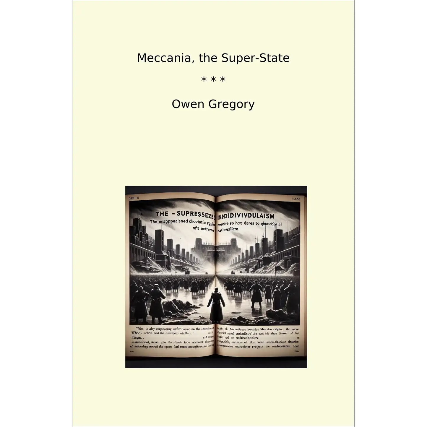 Book cover Meccania, the Super-State