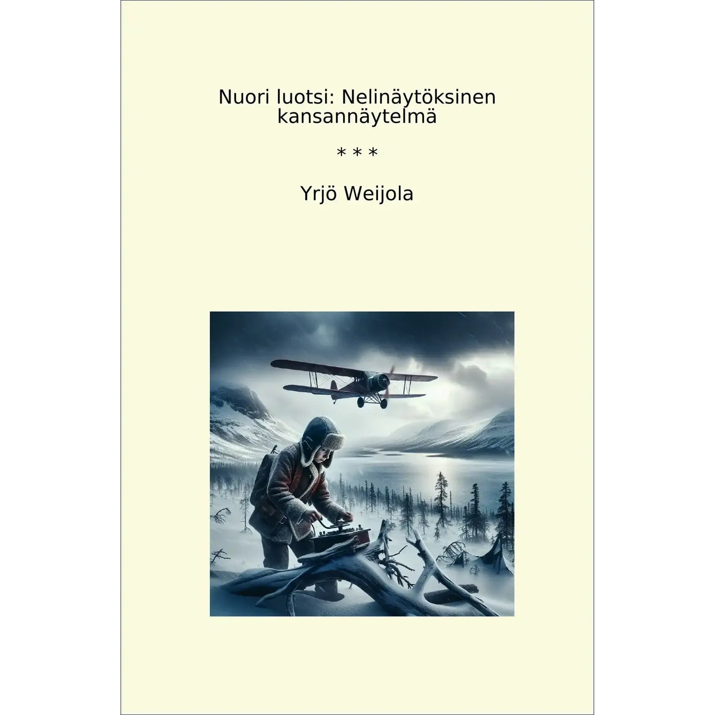 Book cover Nuori luotsi: Nelinäytöksinen kansannäytelmä