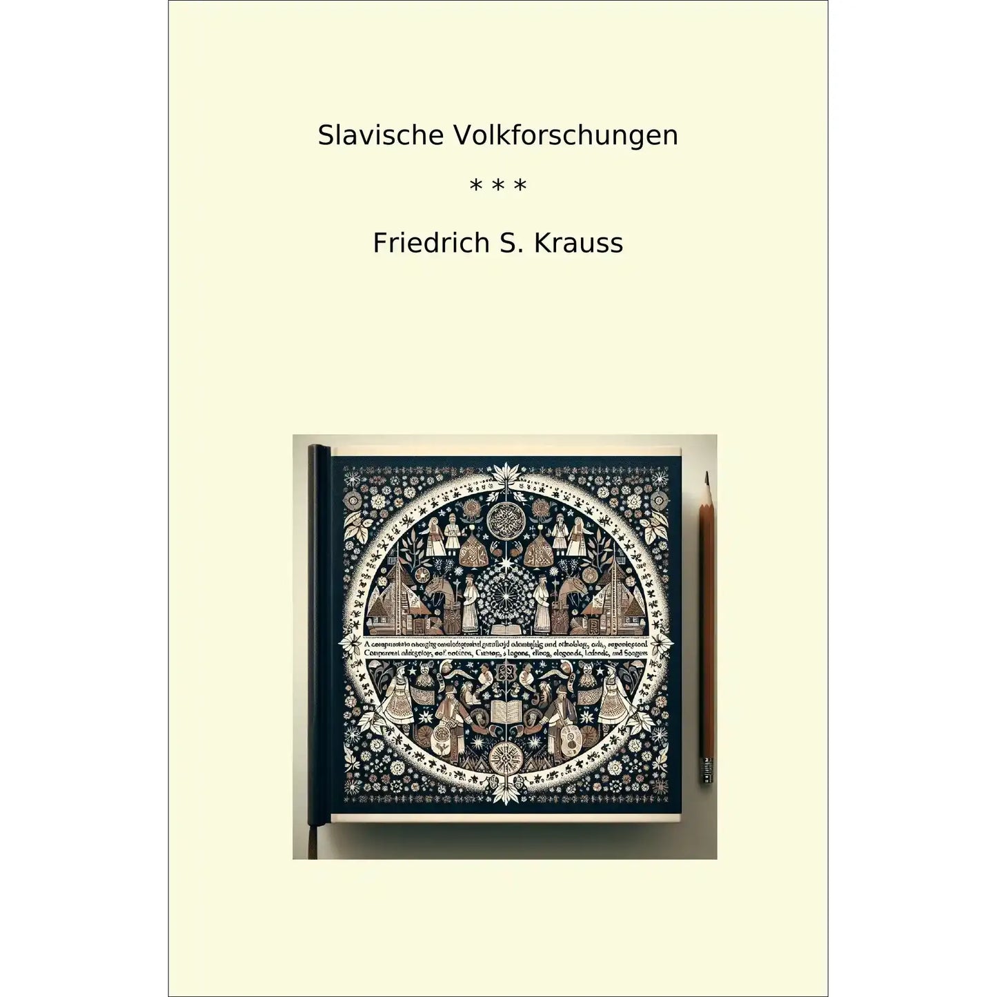 Book cover Slavische Volkforschungen
