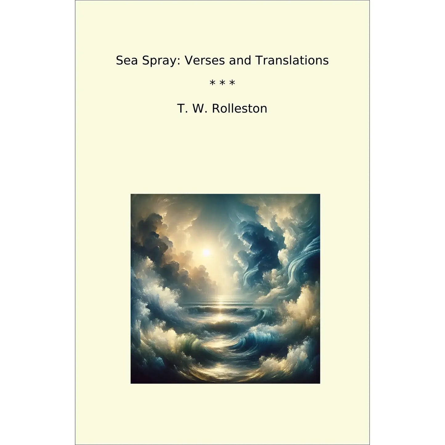 Book cover Sea Spray: Verses and Translations