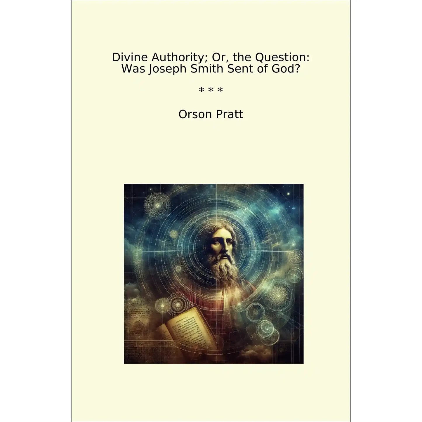 Book cover Divine Authority; Or, the Question: Was Joseph Smith Sent of God?