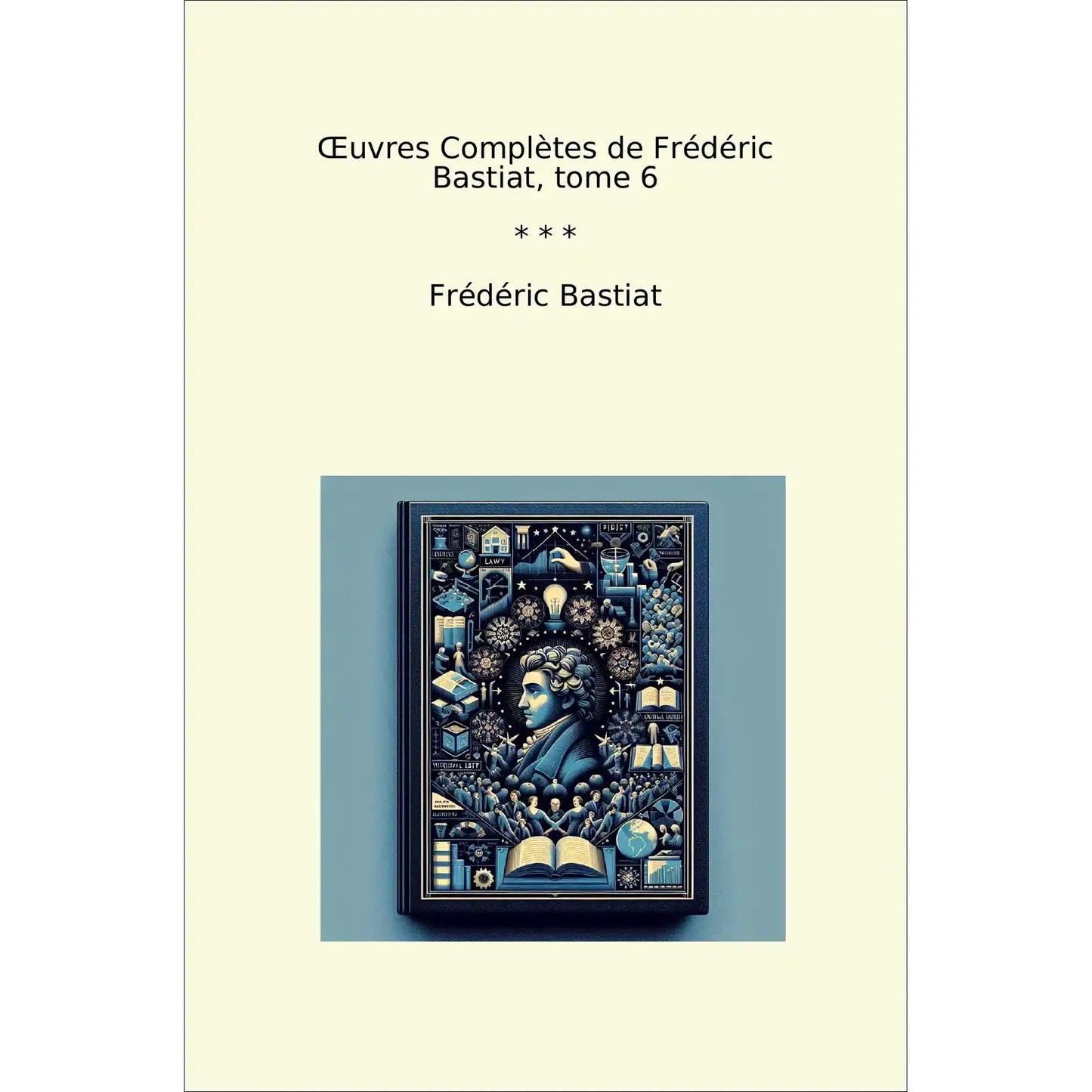 Book cover Œuvres Complètes de Frédéric Bastiat, tome 6