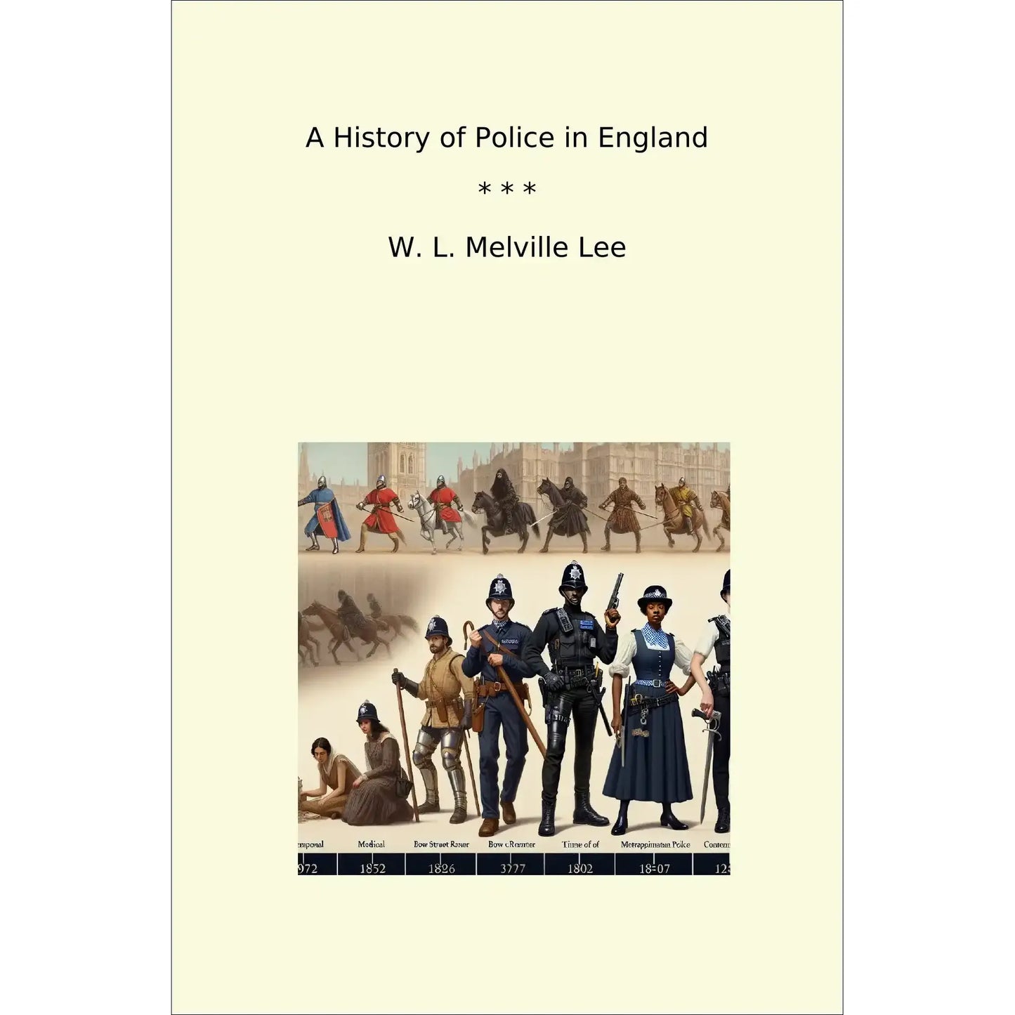 Book cover A History of Police in England