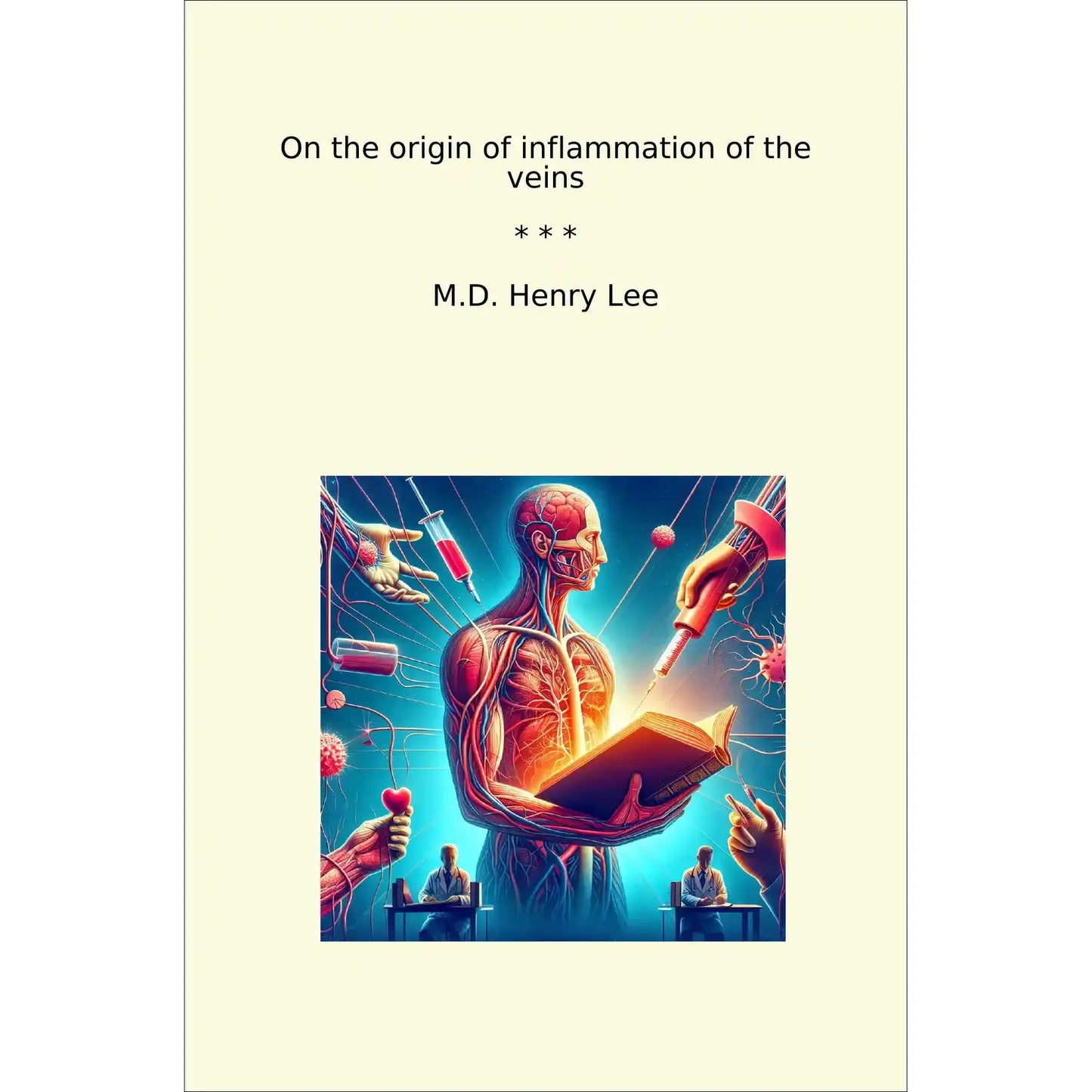 Book cover On the origin of inflammation of the veins