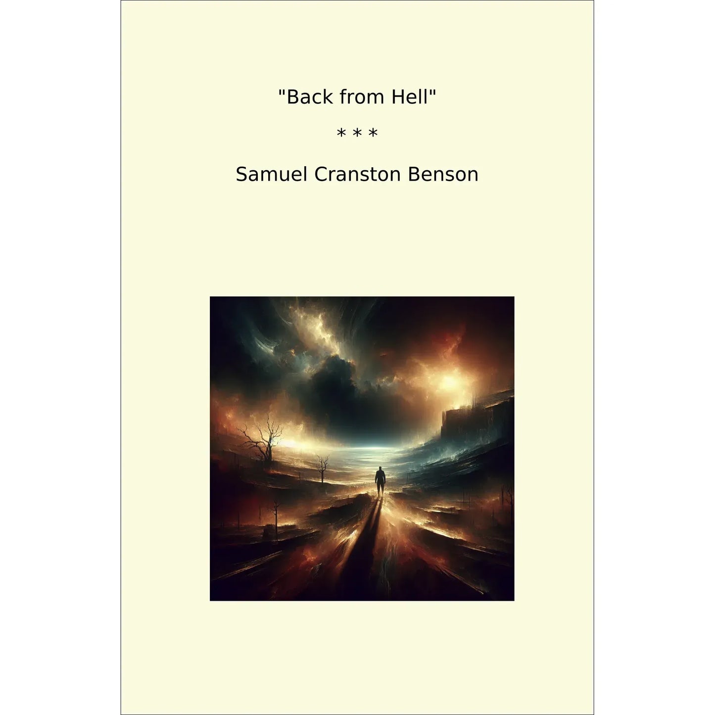 Book cover "Back from Hell"