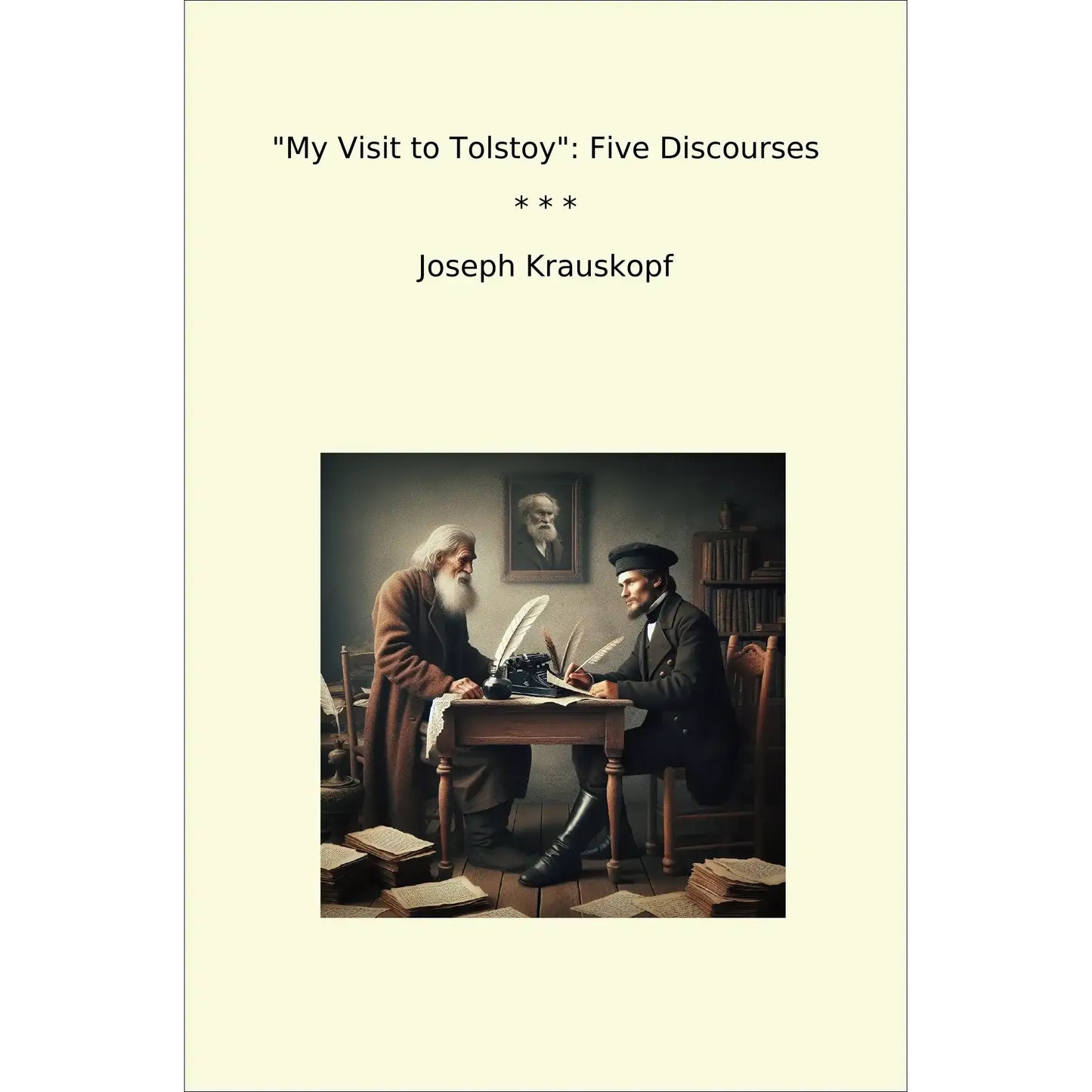 Book cover "My Visit to Tolstoy": Five Discourses