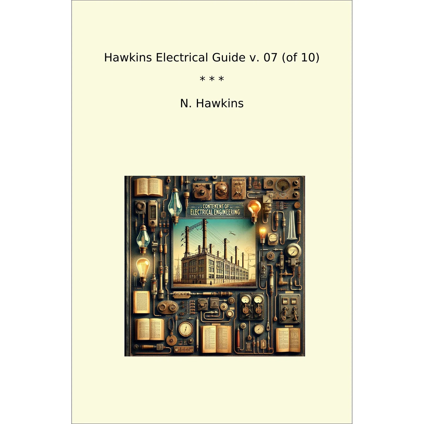 Book cover Hawkins Electrical Guide v. 07 (of 10)