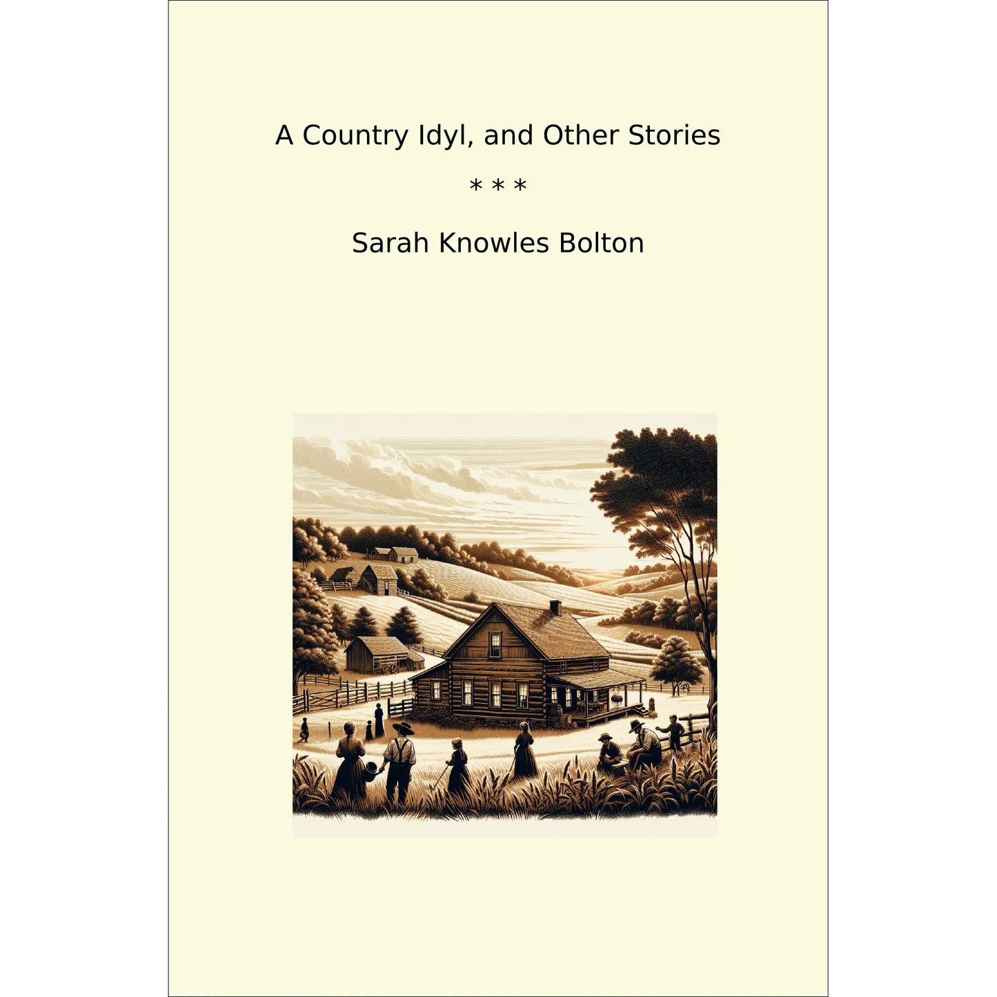 Book cover A Country Idyl, and Other Stories