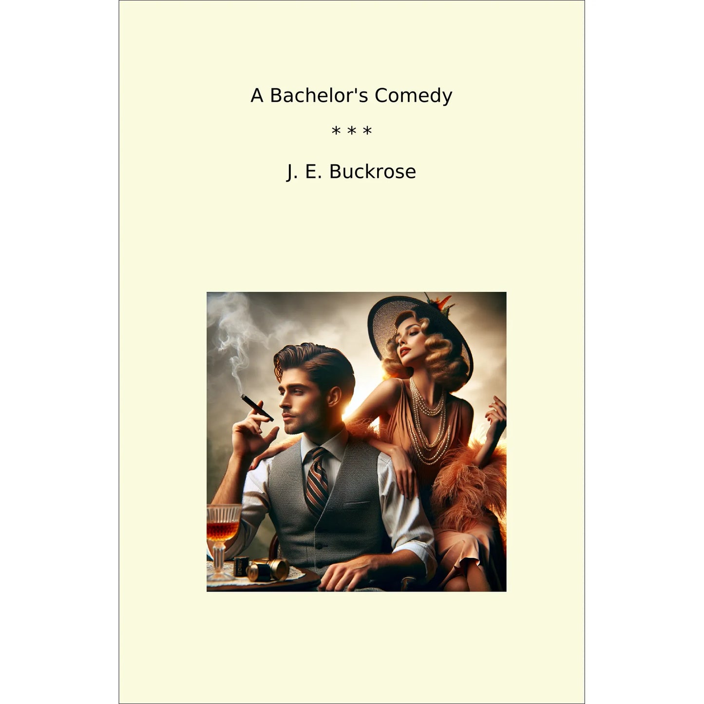 Book cover A Bachelor's Comedy