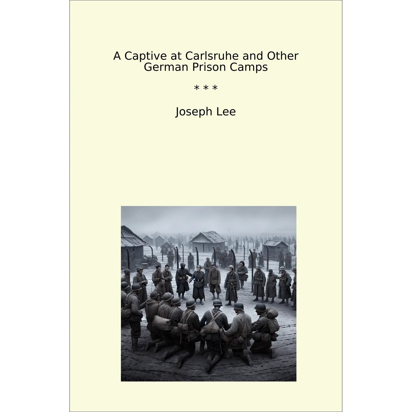 Book cover A Captive at Carlsruhe and Other German Prison Camps