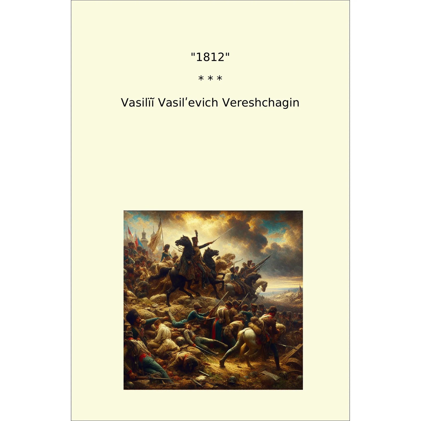 Book cover 1812