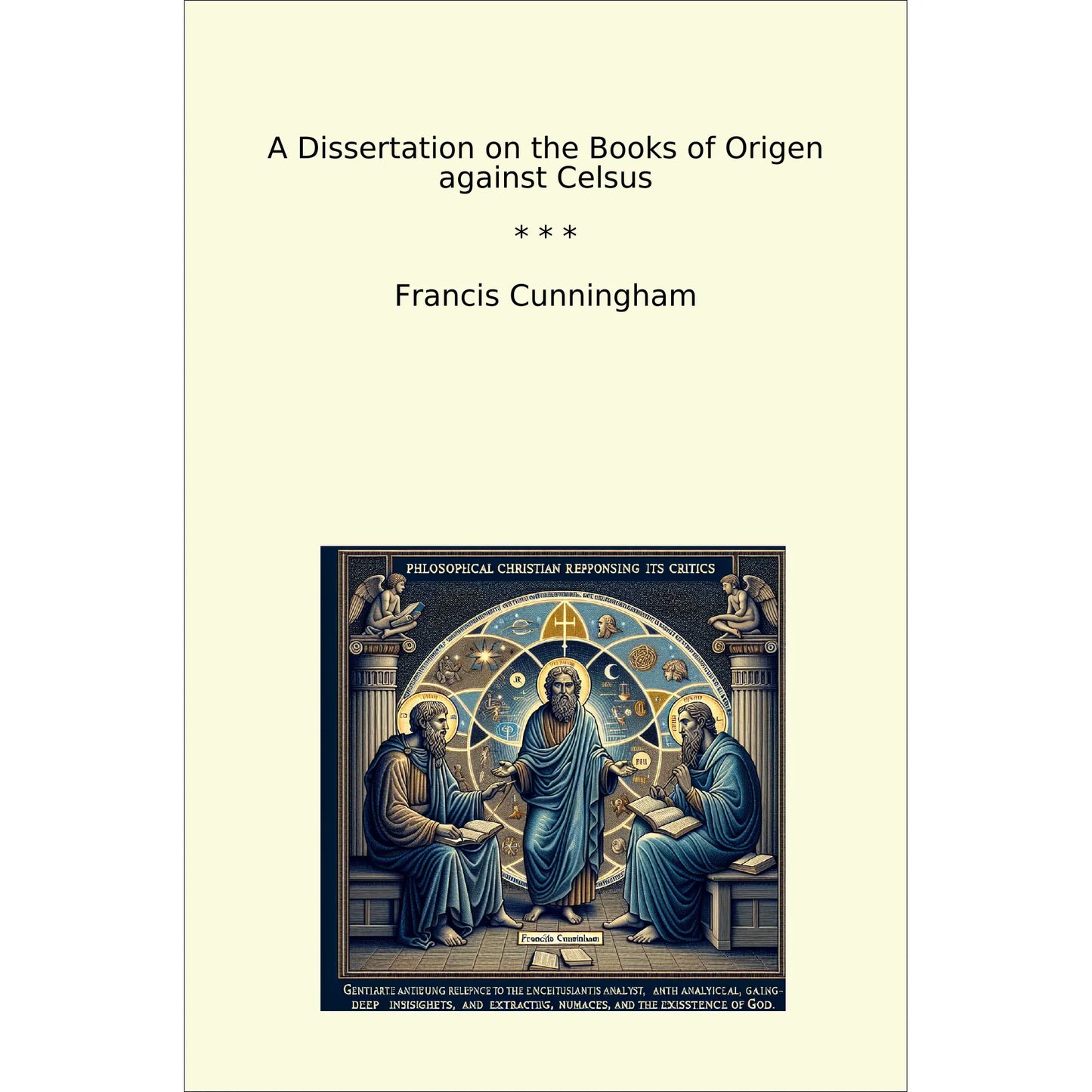 Book cover A Dissertation on the Books of Origen against Celsus