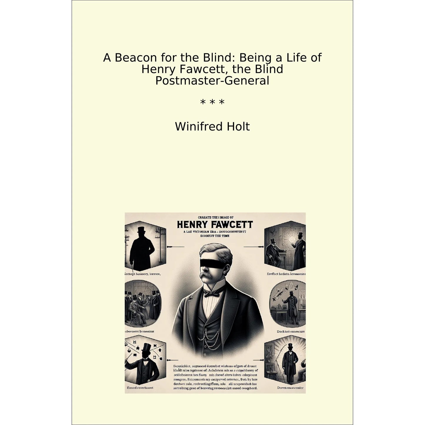 Book cover A Beacon for the Blind: Being a Life of Henry Fawcett, the Blind Postmaster-General