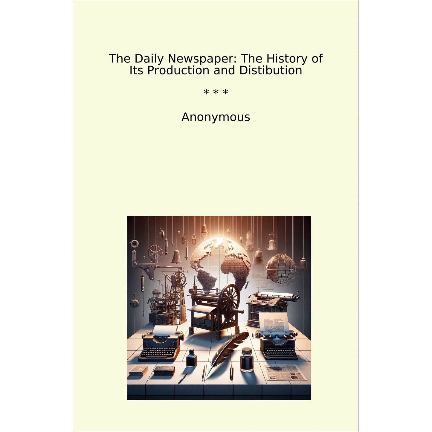 Book cover The Daily Newspaper: The History of Its Production and Distibution
