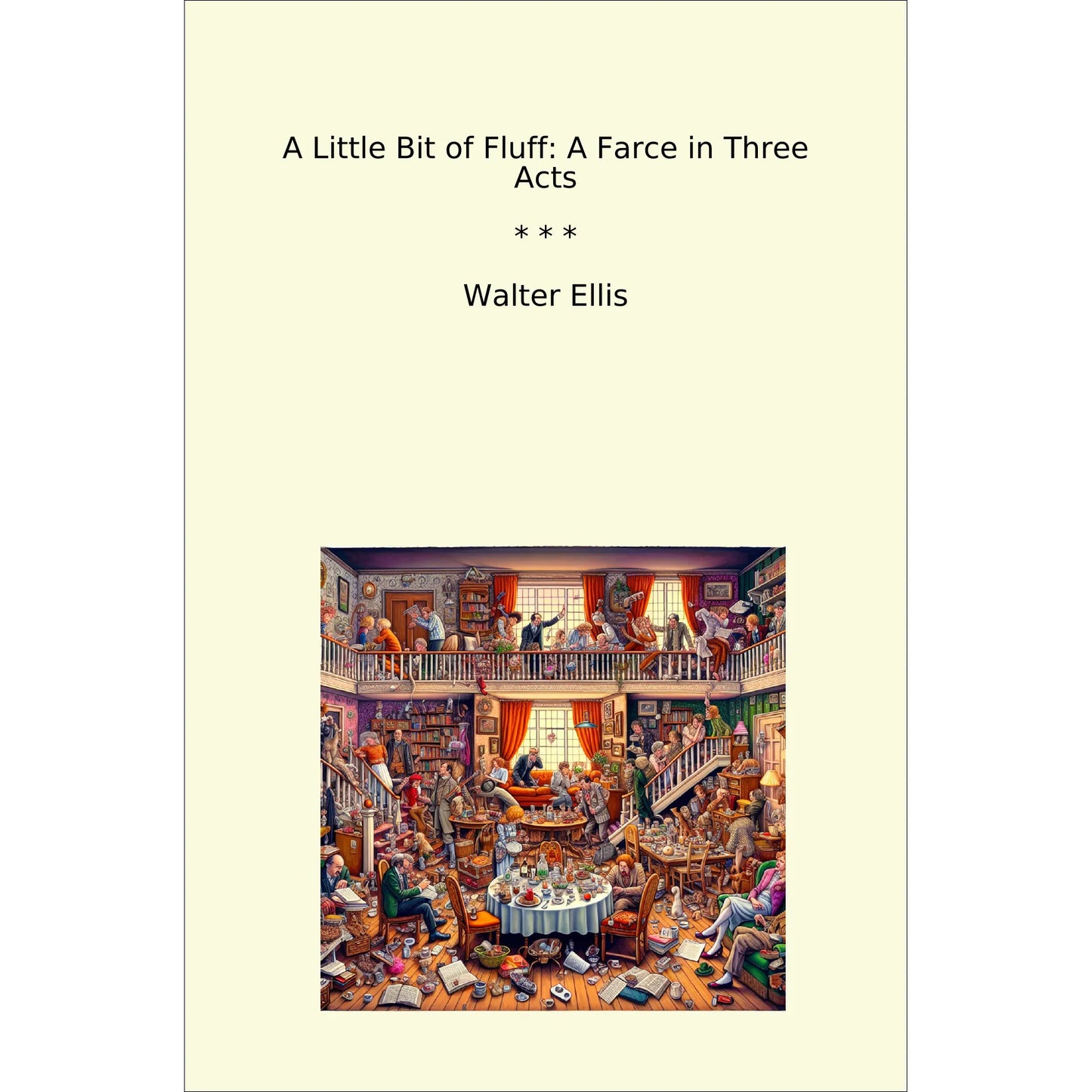 Book cover A Little Bit of Fluff: A Farce in Three Acts