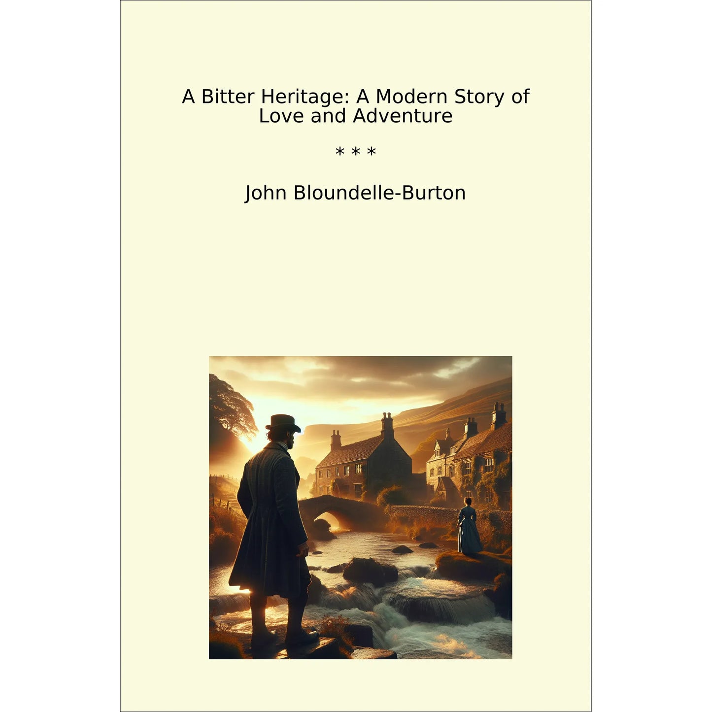 Book cover A Bitter Heritage: A Modern Story of Love and Adventure