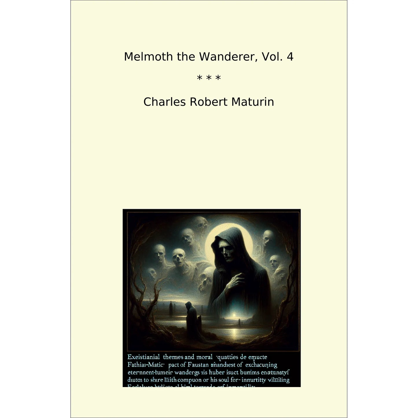 Book cover Melmoth the Wanderer, Vol. 4