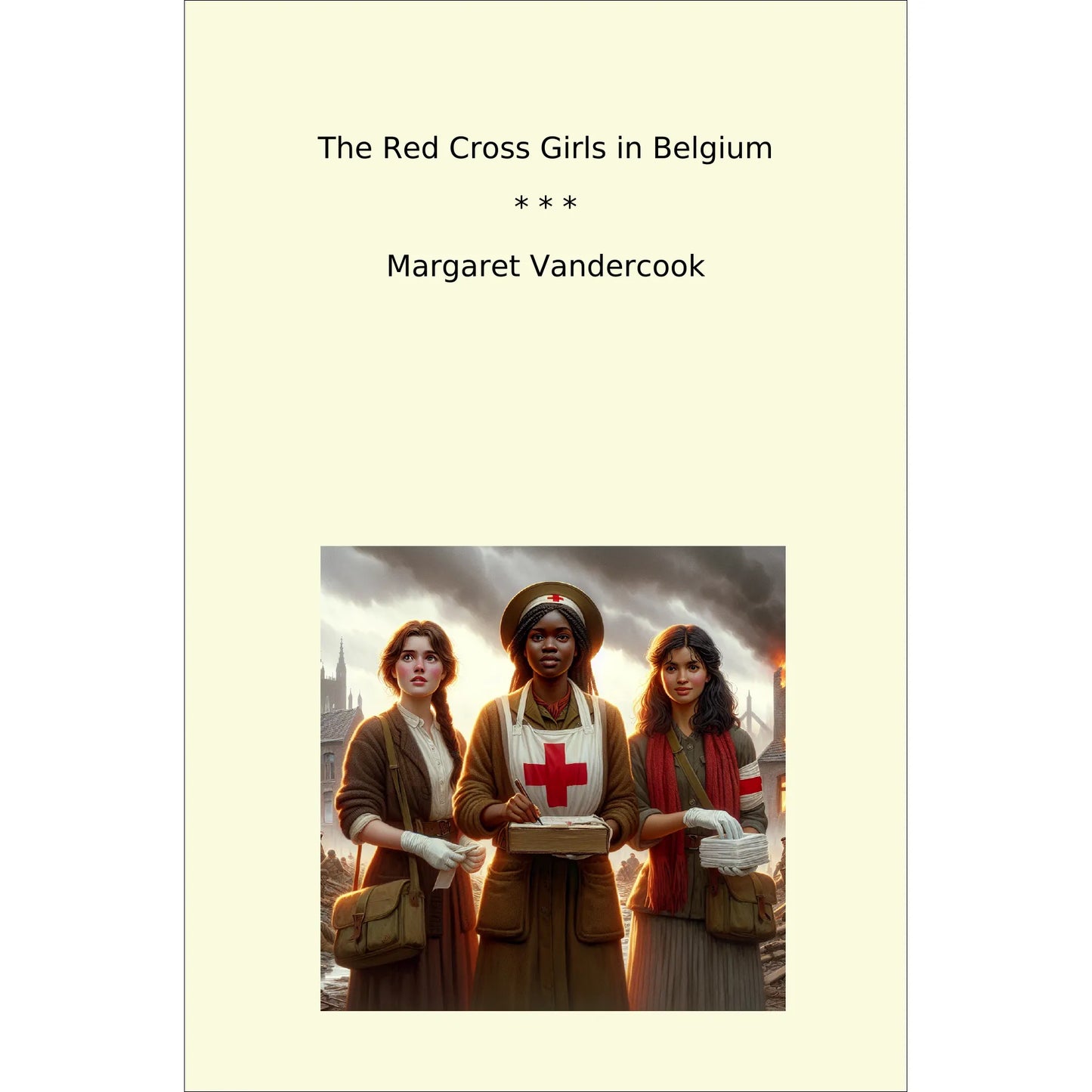 Book cover The Red Cross Girls in Belgium