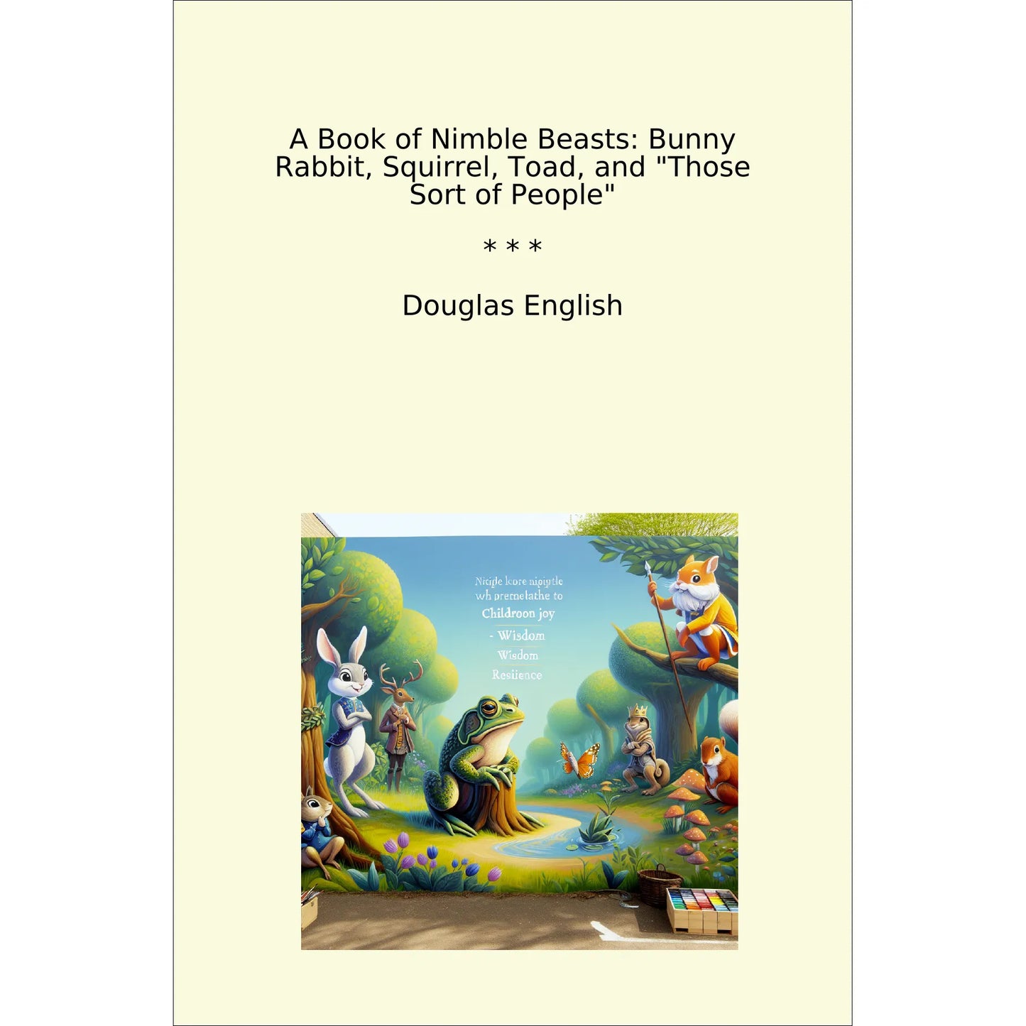 Book cover A Book of Nimble Beasts: Bunny Rabbit, Squirrel, Toad, and "Those Sort of People"