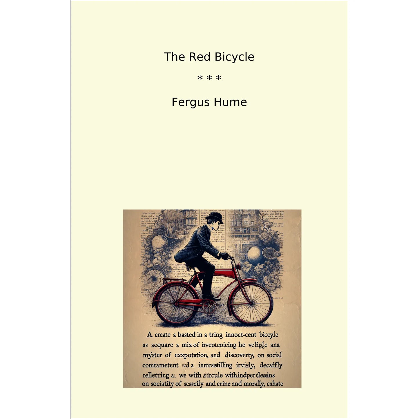 Book cover The Red Bicycle