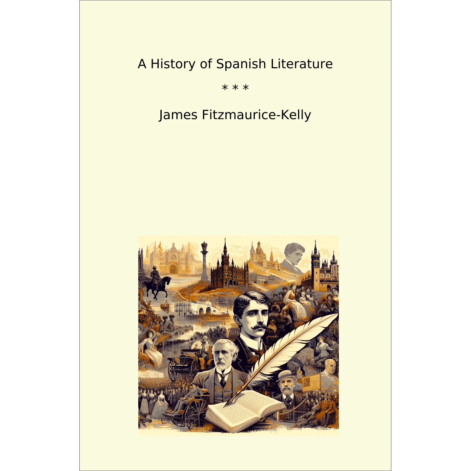 Book cover A History of Spanish Literature