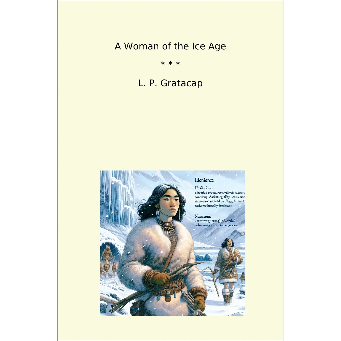 Book cover A Woman of the Ice Age