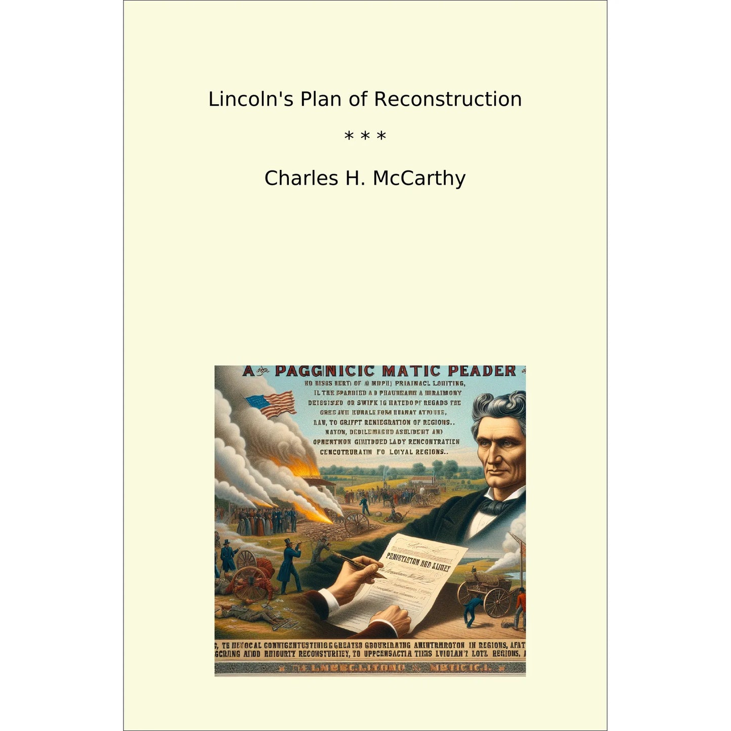 Book cover Lincoln's Plan of Reconstruction