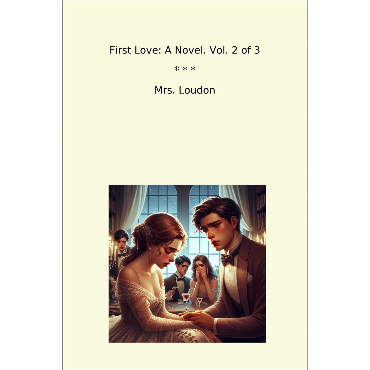 Book cover First Love: A Novel. Vol. 2 of 3