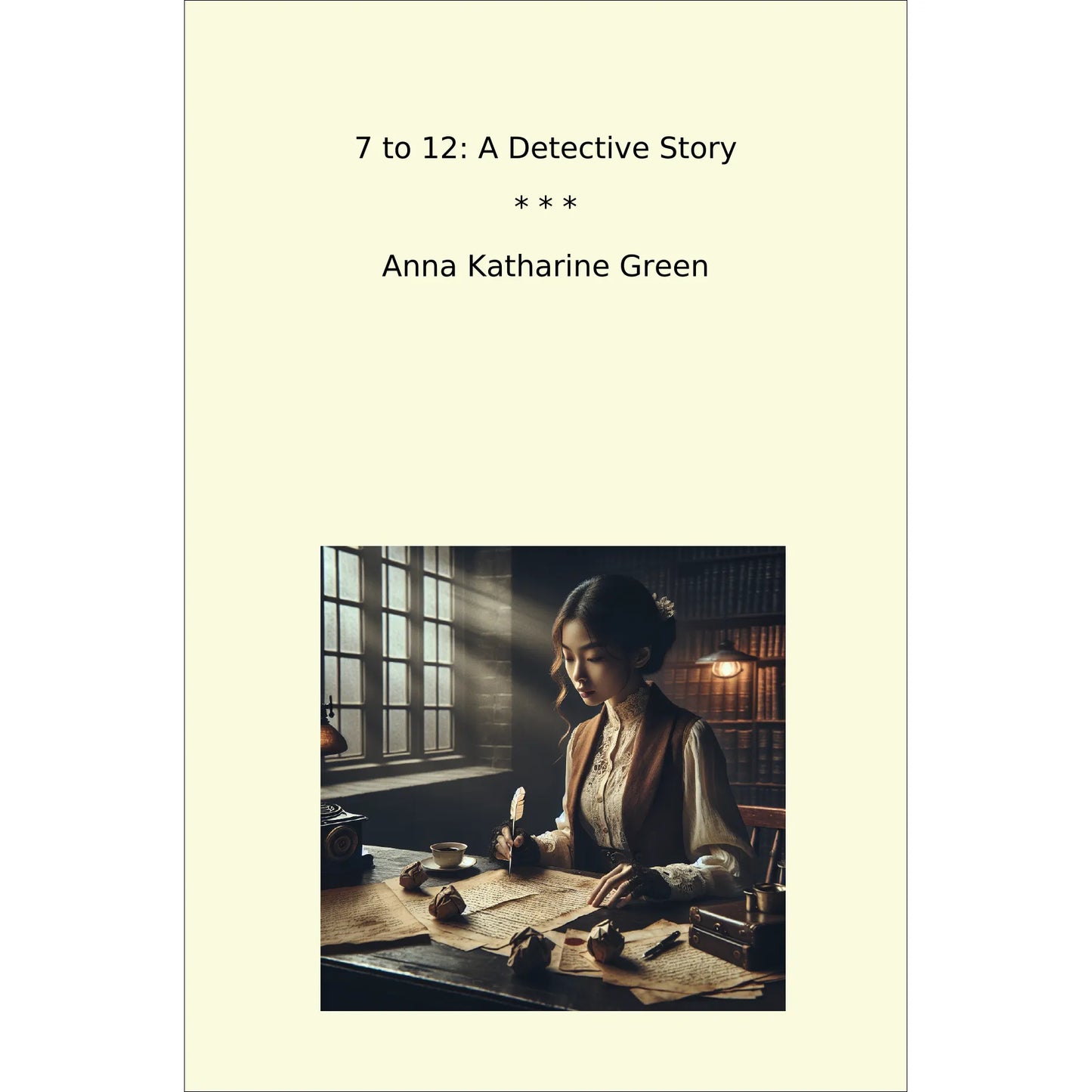 Book cover 7 to 12: A Detective Story