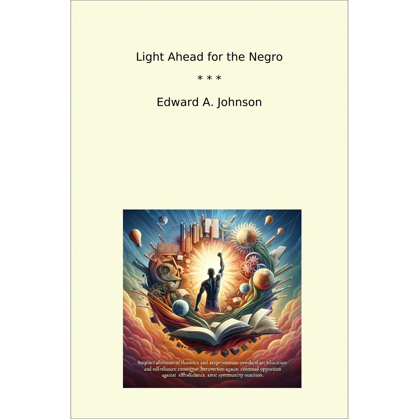 Book cover Light Ahead for the Negro