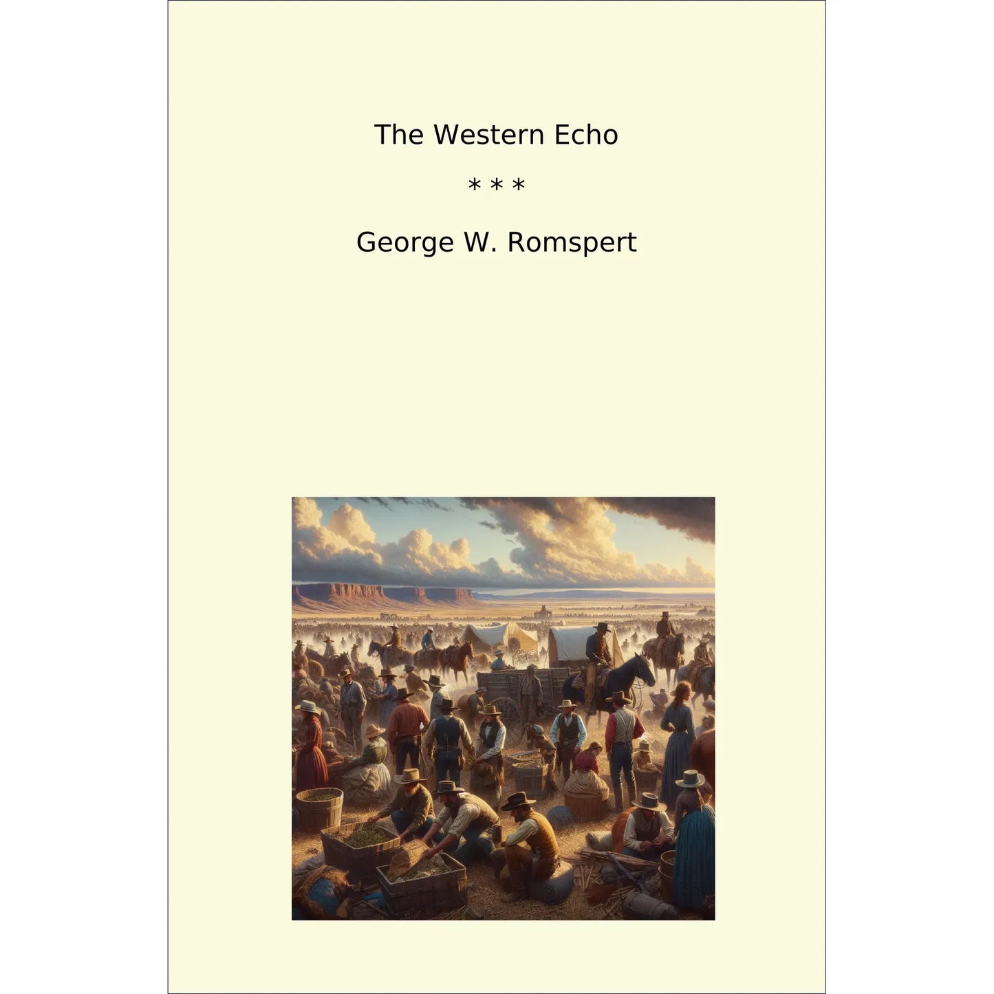 Book cover The Western Echo