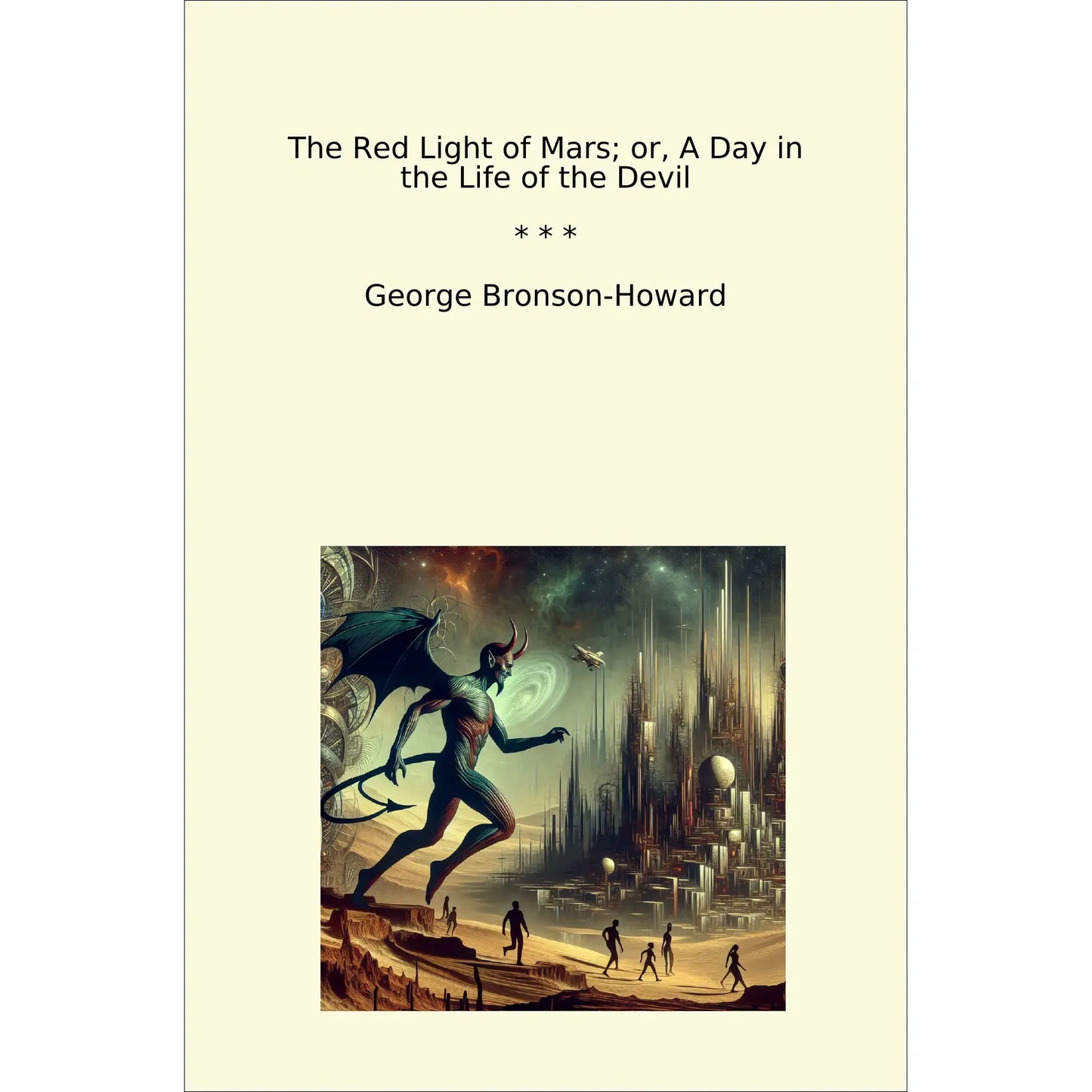 Book cover The Red Light of Mars; or, A Day in the Life of the Devil
