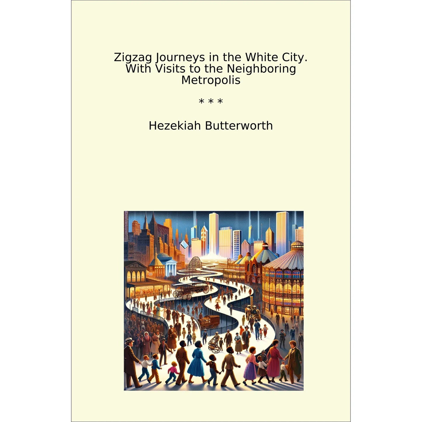 Book cover Zigzag Journeys in the White City. With Visits to the Neighboring Metropolis