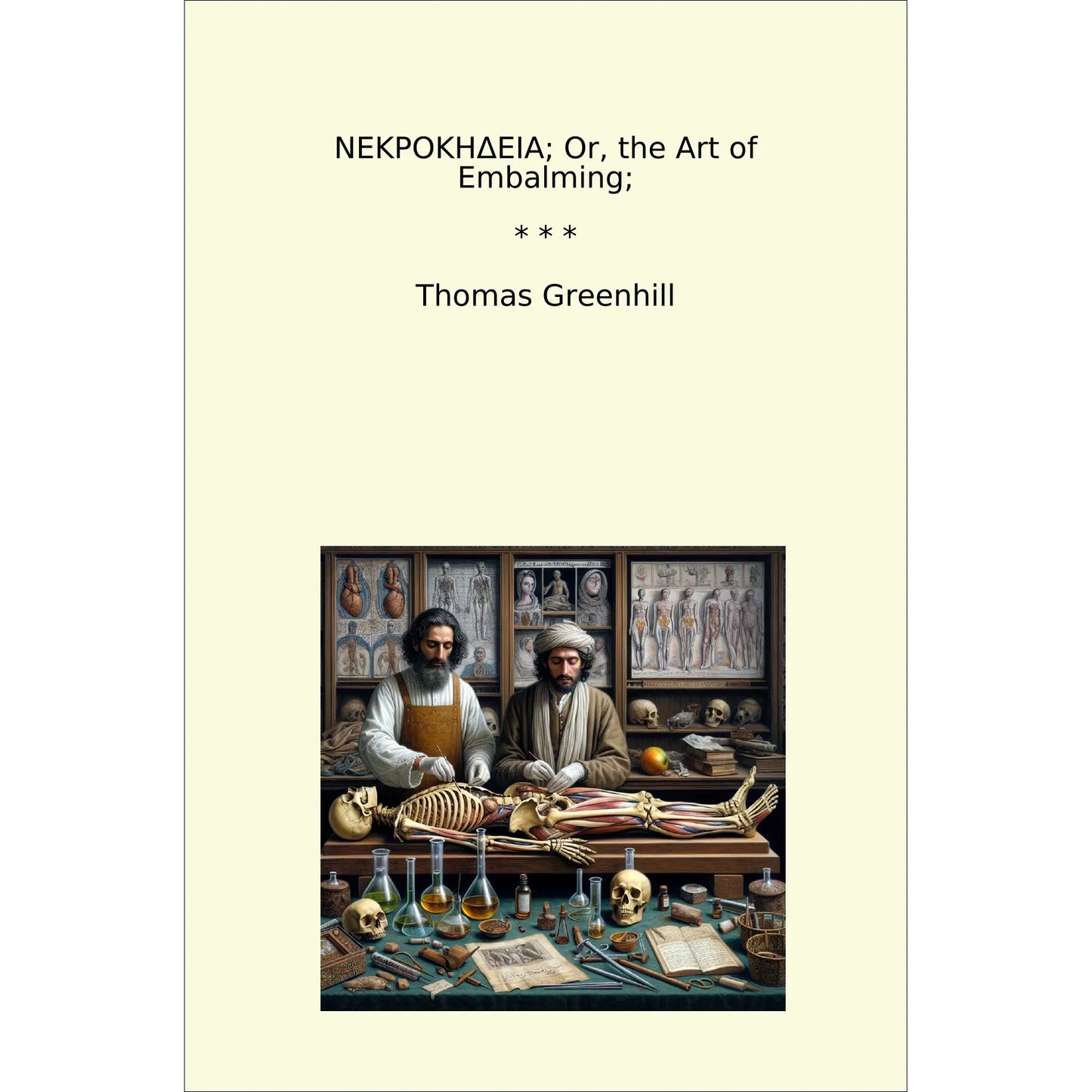 Book cover ???????????; Or, the Art of Embalming;