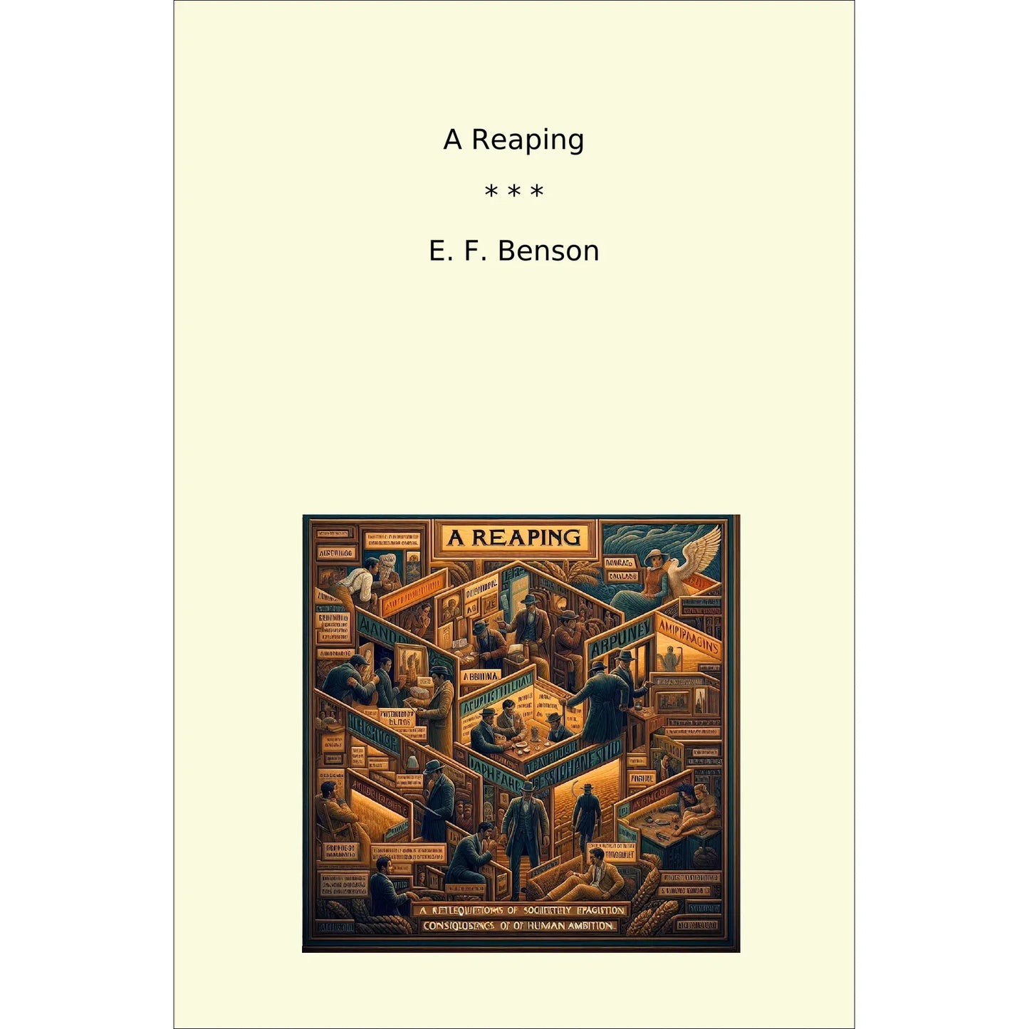 Book cover A Reaping