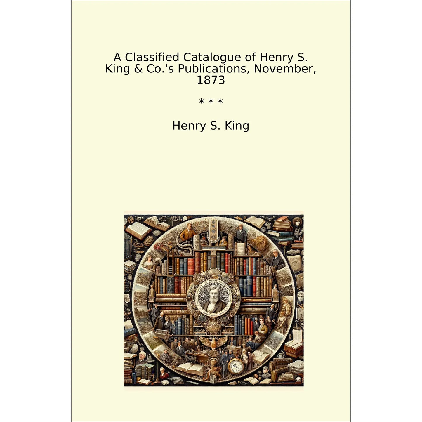 Book cover A Classified Catalogue of Henry S. King & Co.'s Publications, November, 1873