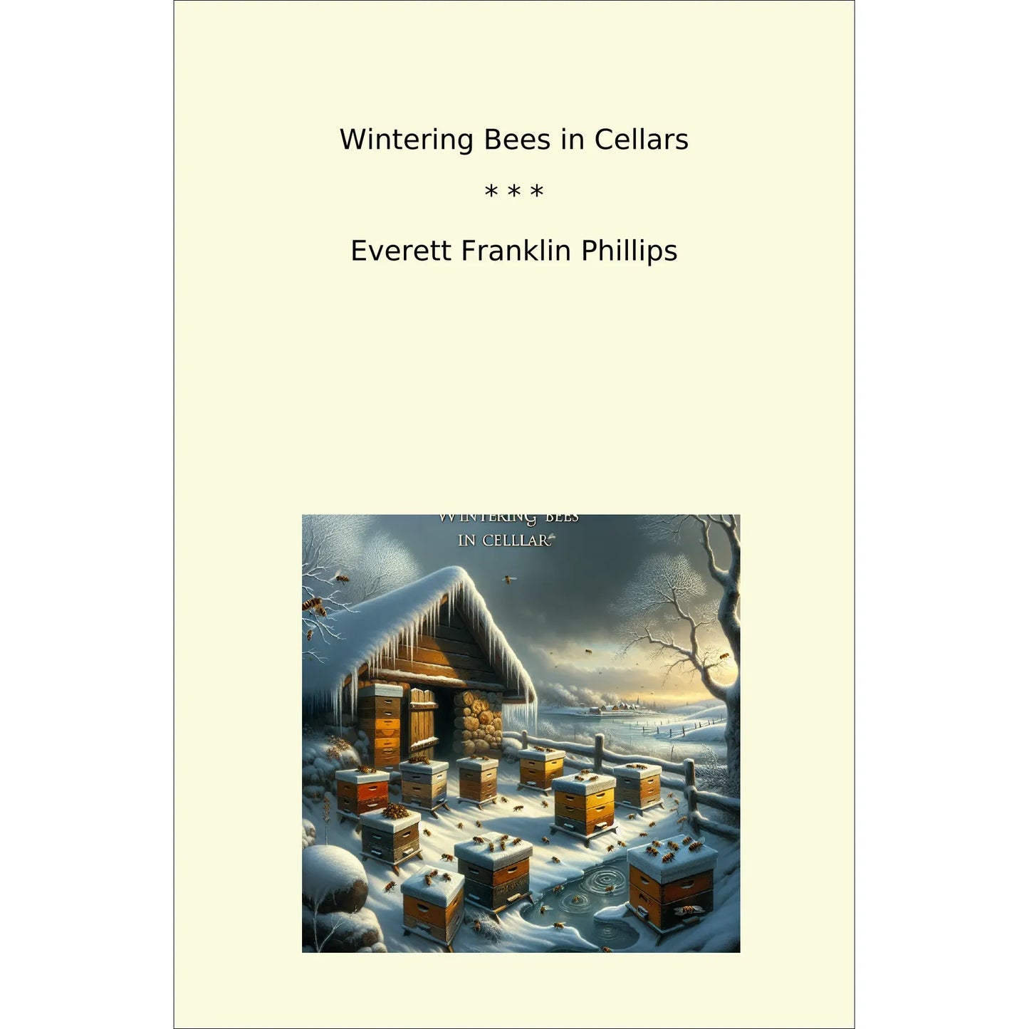 Book cover Wintering Bees in Cellars