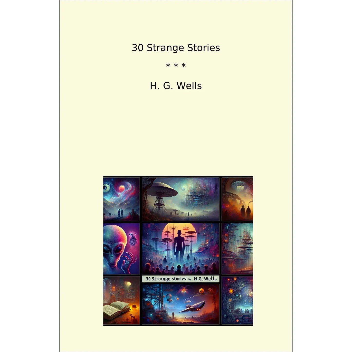 Book cover 30 Strange Stories