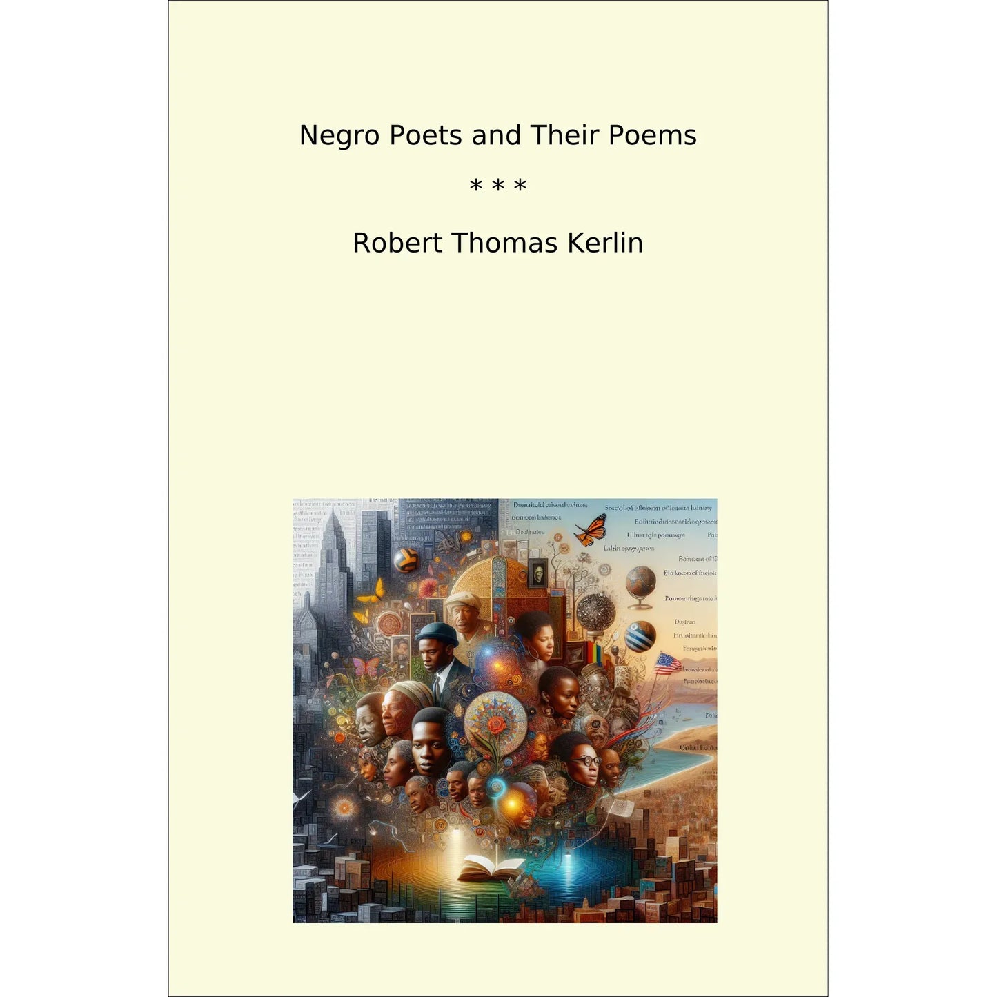 Book cover Negro Poets and Their Poems