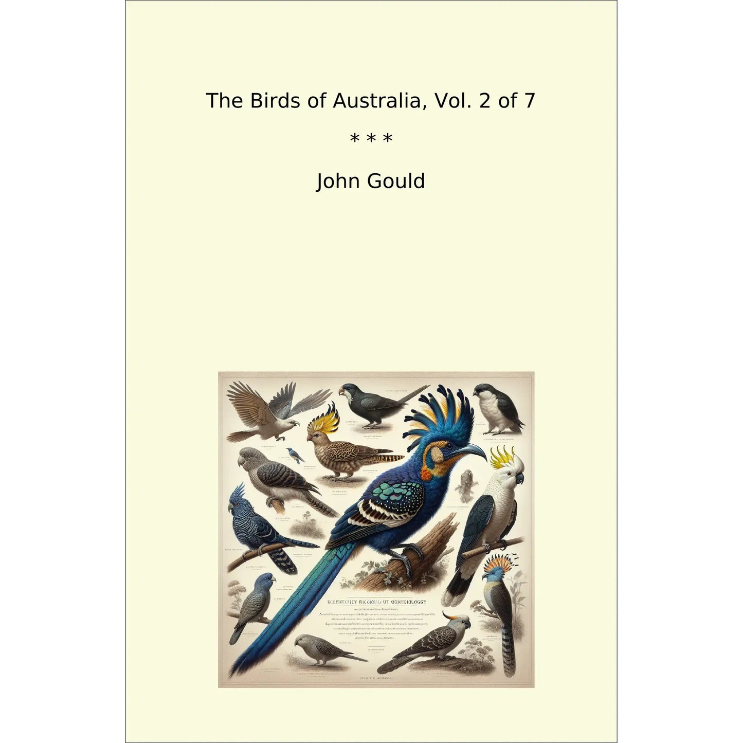 Book cover The Birds of Australia, Vol. 2 of 7